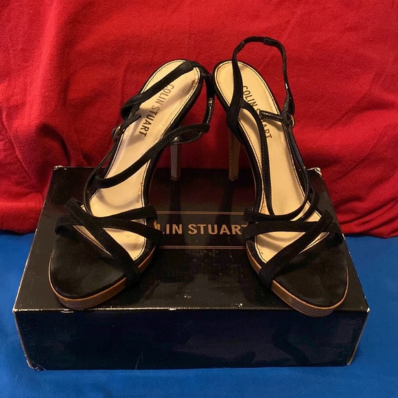 Black strap platform sandal - Picture 2 of 11